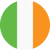 Ireland round flag